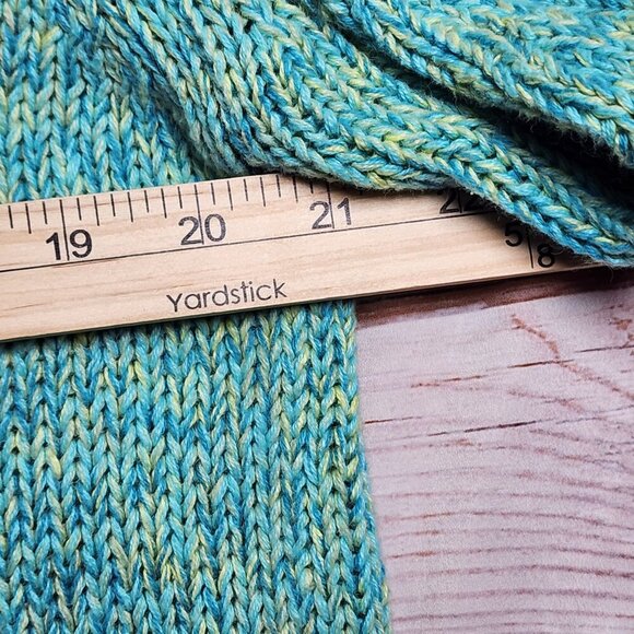 Orvis Vintage Womens Turquoise Button-Down Cardigan Sweater with Pockets M - Picture 9 of 9